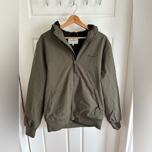 Carharrt WIP Hooded Sail Jacket Cypress/Black Size S